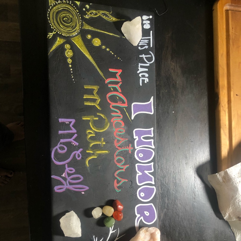 Hand Crafted Meditation Altar